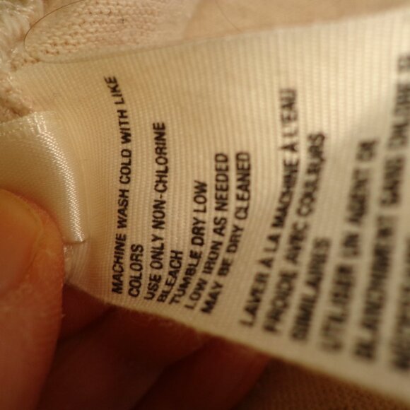 NWOT WE THE FREE Striped Puffy Long Sleeve T-Shirt XS Blues/Natural Raw Edges - Picture 15 of 15